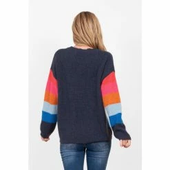 Brakeburn Black Lykke Stripe Jumper -Brakeburn shop unnamed file 1003