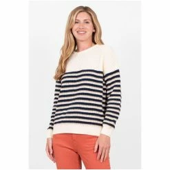Brakeburn White Knitted Jumper -Brakeburn shop unnamed file 1021