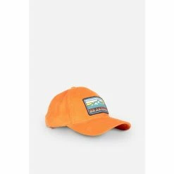 Brakeburn Orange Corduroy Cap