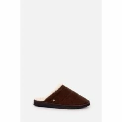 Brakeburn Brown Quilted Slipper