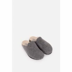 Brakeburn Grey Felt Classic Slipper -Brakeburn shop unnamed file 1056