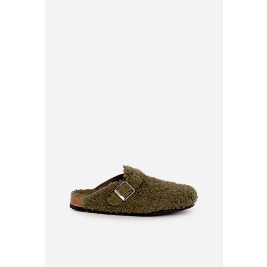 Brakeburn Green Buckle Strap Slipper 1 Brakeburn Green Buckle Strap Slipper