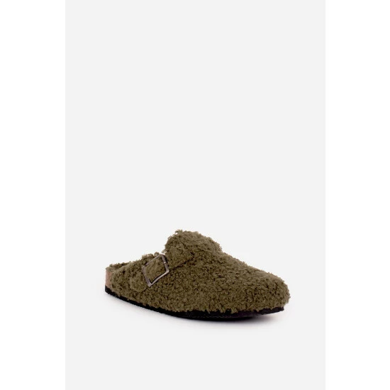 Brakeburn Green Buckle Strap Slipper 2 Brakeburn Green Buckle Strap Slipper - Image 2
