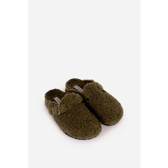Brakeburn Green Buckle Strap Slipper 4 Brakeburn Green Buckle Strap Slipper - Image 4