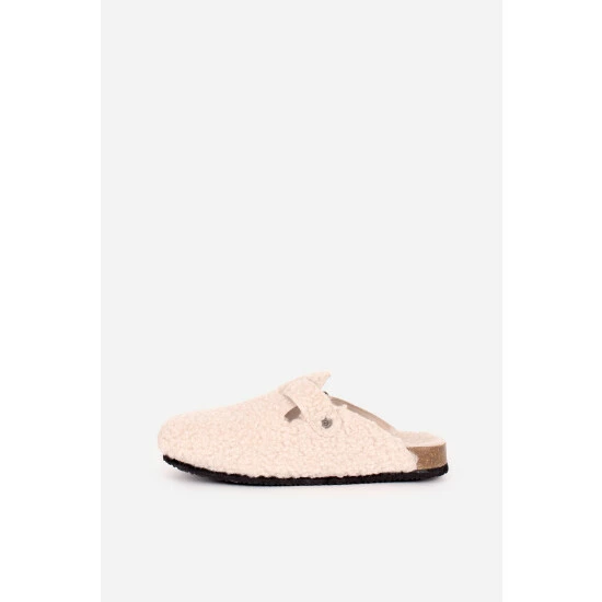 Brakeburn Cream Buckle Strap Slipper 3 Brakeburn Cream Buckle Strap Slipper - Image 3