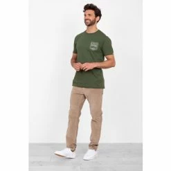 Brakeburn Green Linear Landscape Pocket Tee -Brakeburn shop unnamed file 107