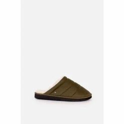 Brakeburn Green Quilted Slipper