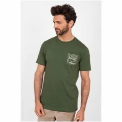 Brakeburn Green Linear Landscape Pocket Tee -Brakeburn shop unnamed file 108
