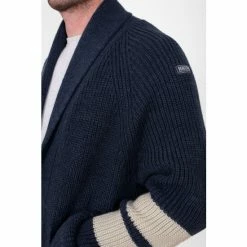Brakeburn Blue Ribbed Cardigan -Brakeburn shop unnamed file 1090