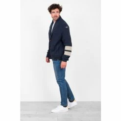Brakeburn Blue Ribbed Cardigan -Brakeburn shop unnamed file 1091