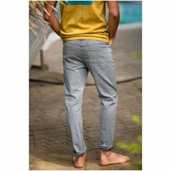 Brakeburn Grey Garment Dye Trousers 5 Brakeburn Grey Garment Dye Trousers -Brakeburn shop unnamed file 1144