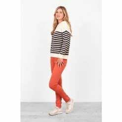 Brakeburn Orange Garment Dyed Trouser -Brakeburn shop unnamed file 1153