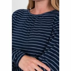 Brakeburn Blue Eris Long Sleeve T-Shirt -Brakeburn shop unnamed file 116