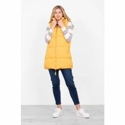 Brakeburn Yellow Bay Long Line Gilet -Brakeburn shop unnamed file 1163