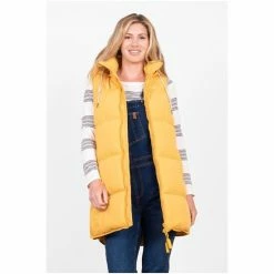 Brakeburn Yellow Bay Long Line Gilet -Brakeburn shop unnamed file 1164