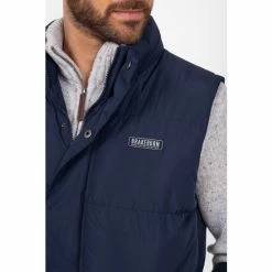 Brakeburn Blue Classic Gilet 2 Brakeburn Blue Classic Gilet -Brakeburn shop unnamed file 1172