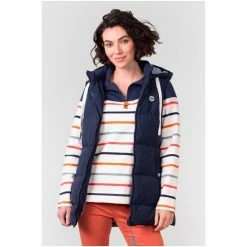 Brakeburn Blue Port Hooded Gilet -Brakeburn shop unnamed file 1179