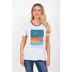Brakeburn Cream Landscape T-Shirt