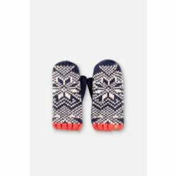 Brakeburn Blue Snow Flake Mitten