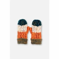 Brakeburn Green Multi Stripe Mitten