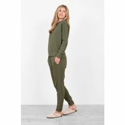 Brakeburn Green Colette Lounge Pant -Brakeburn shop unnamed file 1203