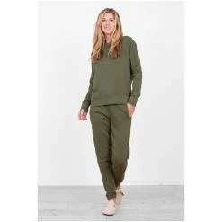 Brakeburn Green Colette Lounge Pant -Brakeburn shop unnamed file 1204
