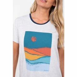Brakeburn Cream Landscape T-Shirt -Brakeburn shop unnamed file 121