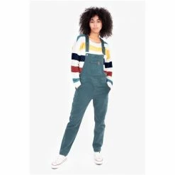 Brakeburn Green Dungarees -Brakeburn shop unnamed file 1247