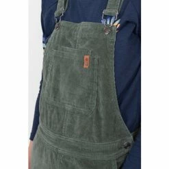 Brakeburn Green Cord Dungarees -Brakeburn shop unnamed file 1255