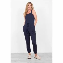 Brakeburn Blue Winnie Jersey Dungarees -Brakeburn shop unnamed file 1262