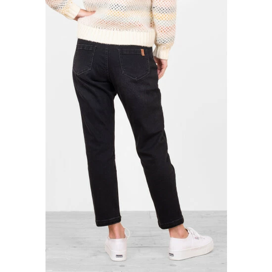 Brakeburn Black Mom Fit Jeans 2 Brakeburn Black Mom Fit Jeans - Image 2