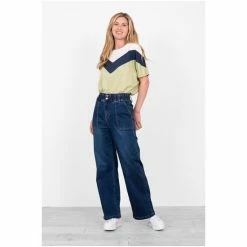 Brakeburn Blue Wide Leg Jeans -Brakeburn shop unnamed file 1282
