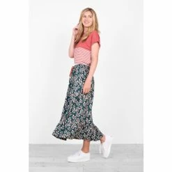 Brakeburn Green Autumn Breeze Midaxi Skirt -Brakeburn shop unnamed file 1286