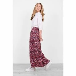Brakeburn Red Floral Maxi Skirt -Brakeburn shop unnamed file 1291