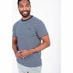 Brakeburn Blue Stripe T-Shirt -Brakeburn shop unnamed file 13