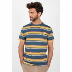 Brakeburn Blue Blue Stripe T-Shirt