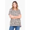 Brakeburn Navy Leopard Spot T-Shirt