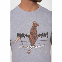 Brakeburn Grey Bear T-Shirt -Brakeburn shop unnamed file 181