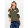 Brakeburn Green Bobbi 3/4 Sleeve T-Shirt