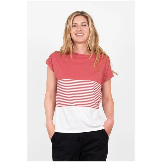 Brakeburn Orange Colour Block T-Shirt 5 Brakeburn Orange Colour Block T-Shirt - Image 5