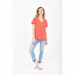 Brakeburn Orange Tora T-Shirt -Brakeburn shop unnamed file 24