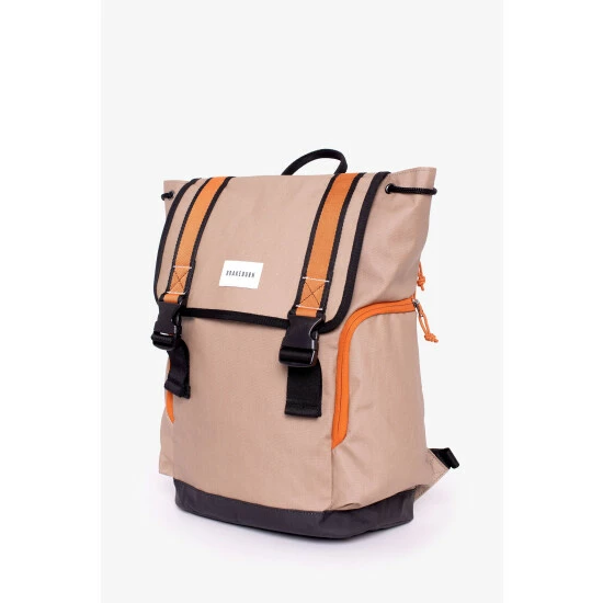 Brakeburn Cream Lifestyle Backpack 3 Brakeburn Cream Lifestyle Backpack - Image 3