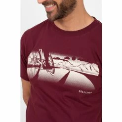 Brakeburn Red Mountain Bike Tee -Brakeburn shop unnamed file 37