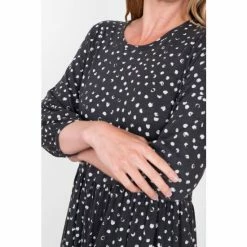 Brakeburn Grey Spotty Jersey Dress 7 Brakeburn Grey Spotty Jersey Dress -Brakeburn shop unnamed file 385