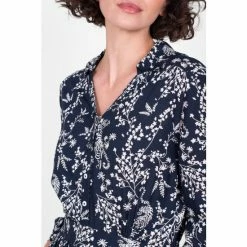 Brakeburn Blue Tiger Shirt Dress -Brakeburn shop unnamed file 390