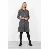 Brakeburn Grey Spotty Shirt Dress