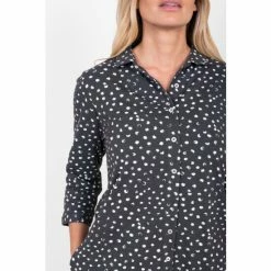 Brakeburn Grey Spotty Shirt Dress 7 Brakeburn Grey Spotty Shirt Dress -Brakeburn shop unnamed file 400