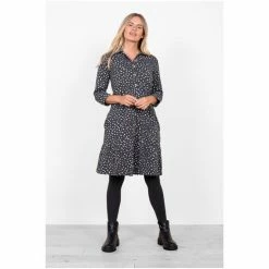 Brakeburn Grey Spotty Shirt Dress 9 Brakeburn Grey Spotty Shirt Dress -Brakeburn shop unnamed file 402