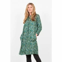 Brakeburn Green Ditsy Shirt Dress