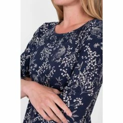 Brakeburn Blue Tiger Long Sleeve T-Shirt -Brakeburn shop unnamed file 42